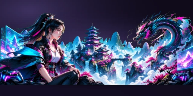 江山美景画